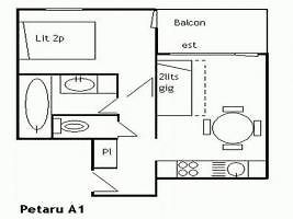 Rental Apartment Le Petaru/101 - Mribel, 0 Bedroom, 4 Persons Méribel Eksteriør billede